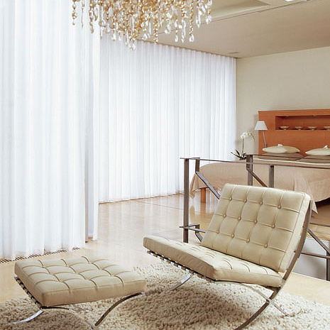Silent Gliss S-fold Curtains